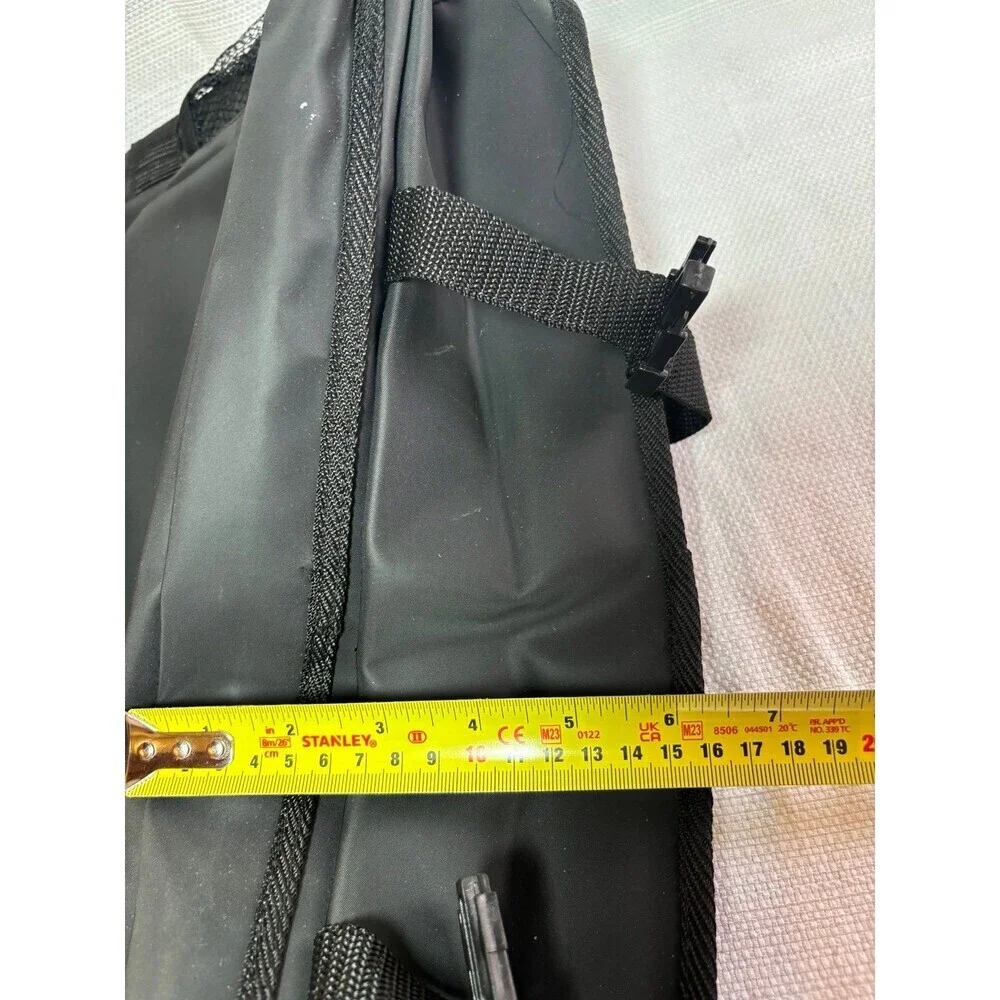 Hugo Boss Olive Green Polyvinyl Messenger Laptop Shoulder Bag NWOT